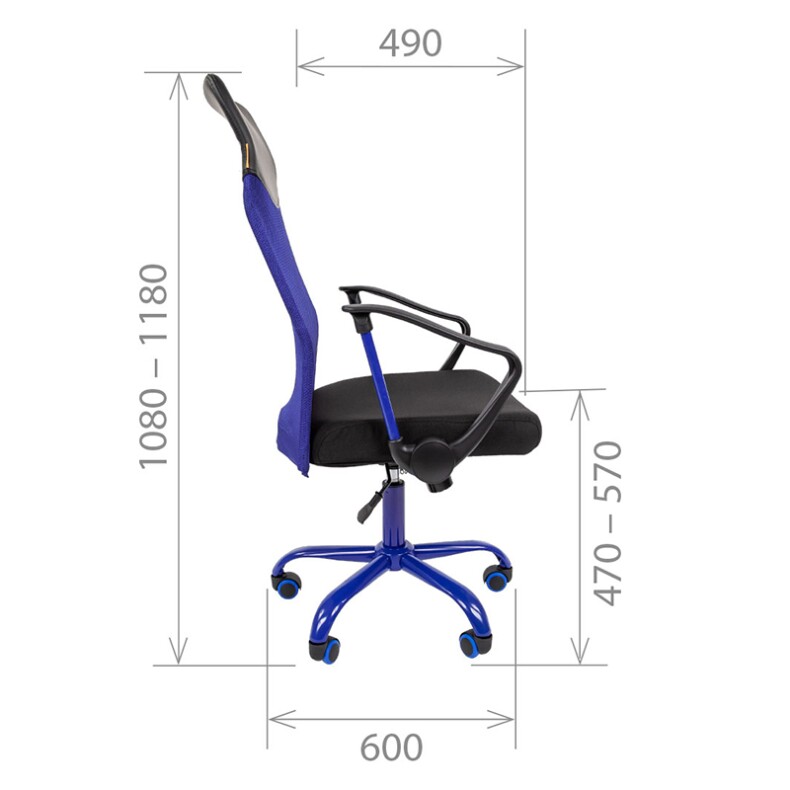 Офисное кресло CHAIRMAN 610 CMET
