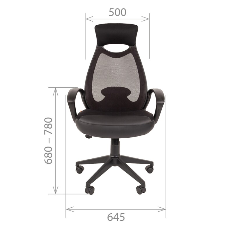 Офисное кресло CHAIRMAN 840 BLACK
